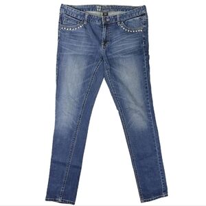 Mossimo Premium Studded Skinny Denim Jeans Size 10